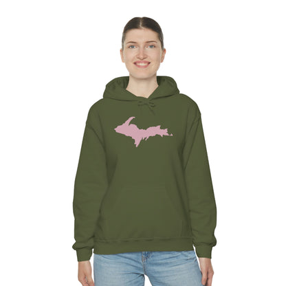 Michigan Upper Peninsula Hoodie (w/ Pink U.P. Outline) | Unisex Standard