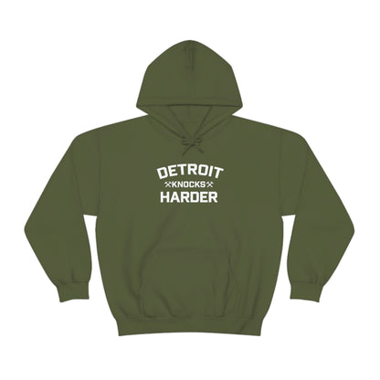 'Detroit Knocks Harder' Hoodie | Unisex Standard