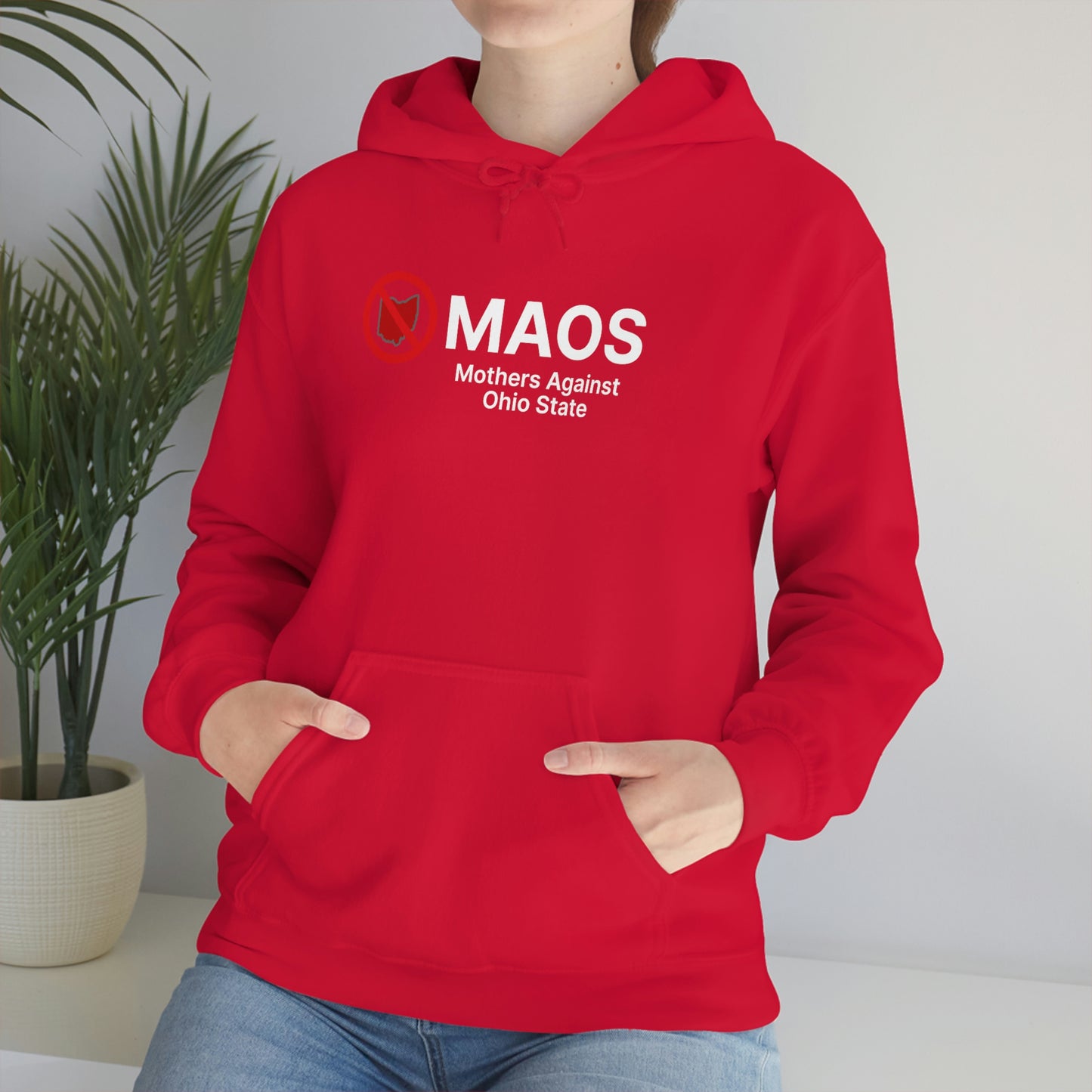 'MAOS Mothers Against Ohio State' Hoodie | Unisex Standard