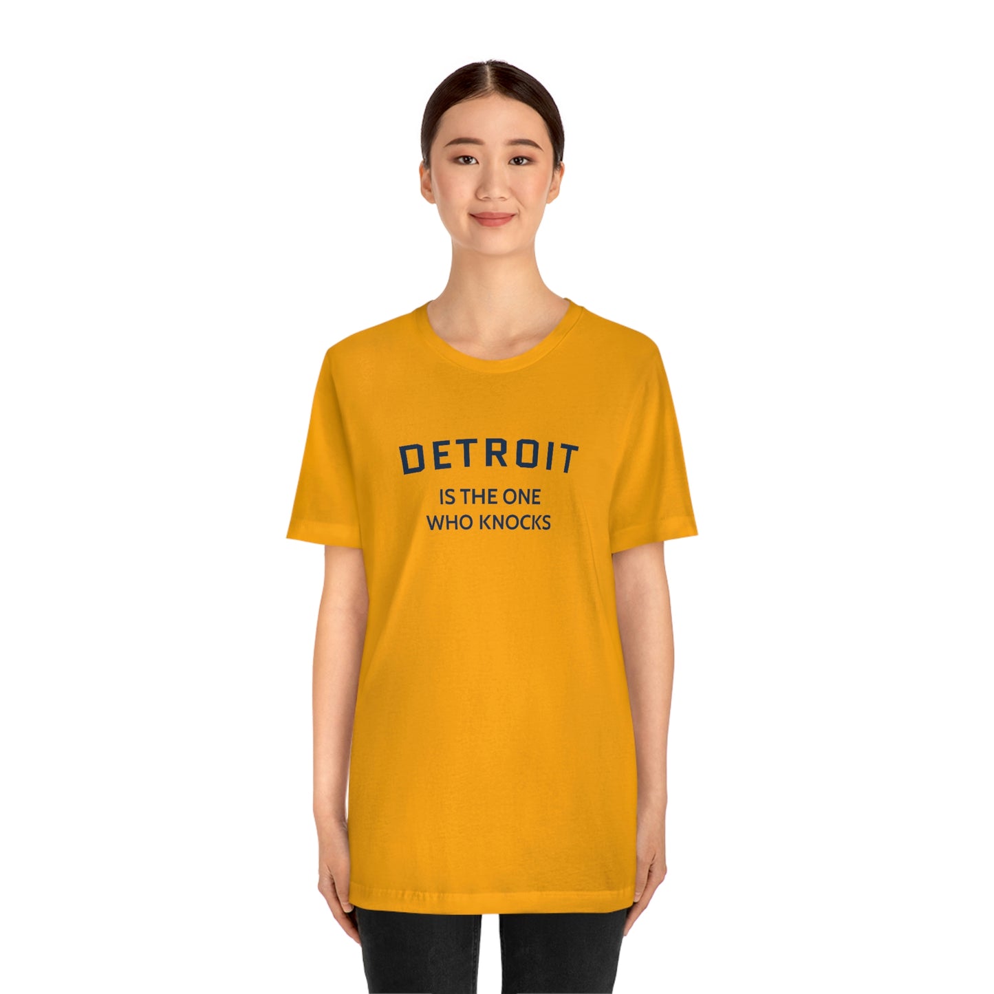 'Detroit is the One Who Knocks' T-Shirt | Unisex Standard Fit