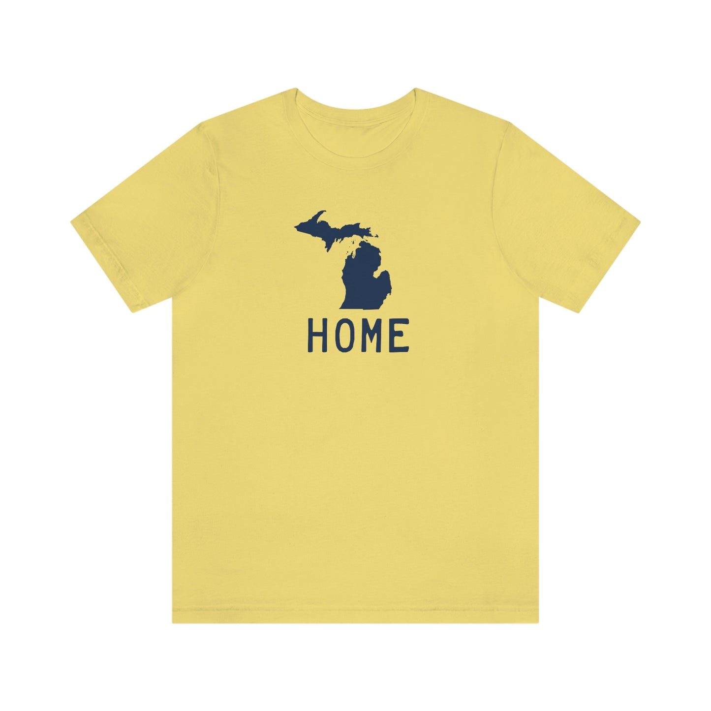 Michigan 'Home' T-Shirt (Licence Plate Font) | Unisex Standard Fit