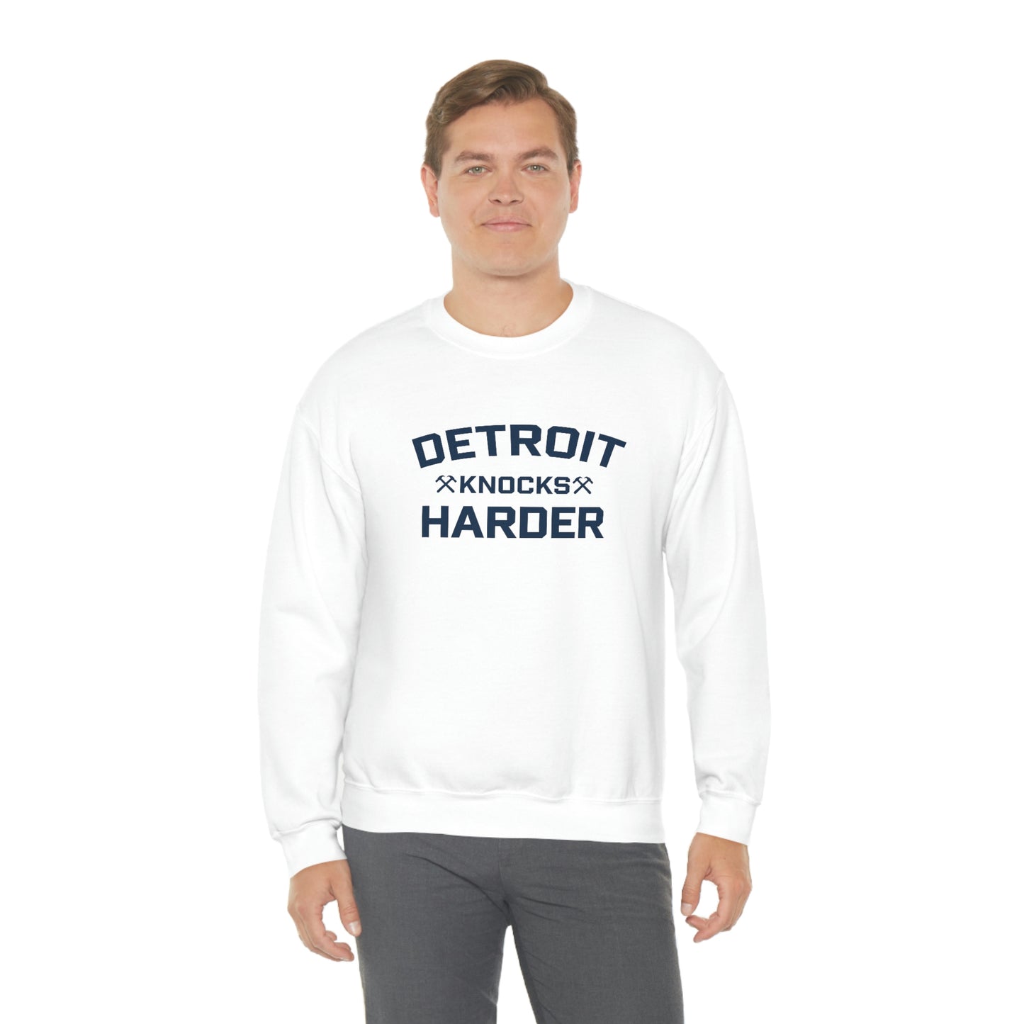 'Detroit Knocks Harder' Sweatshirt | Unisex Standard