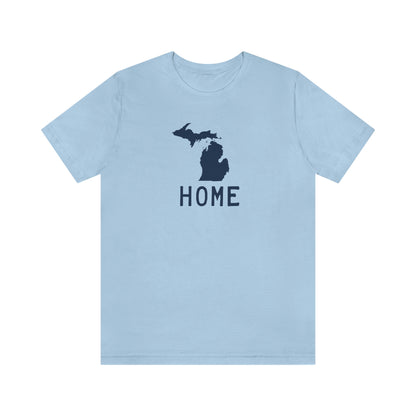 Michigan 'Home' T-Shirt (Licence Plate Font) | Unisex Standard Fit