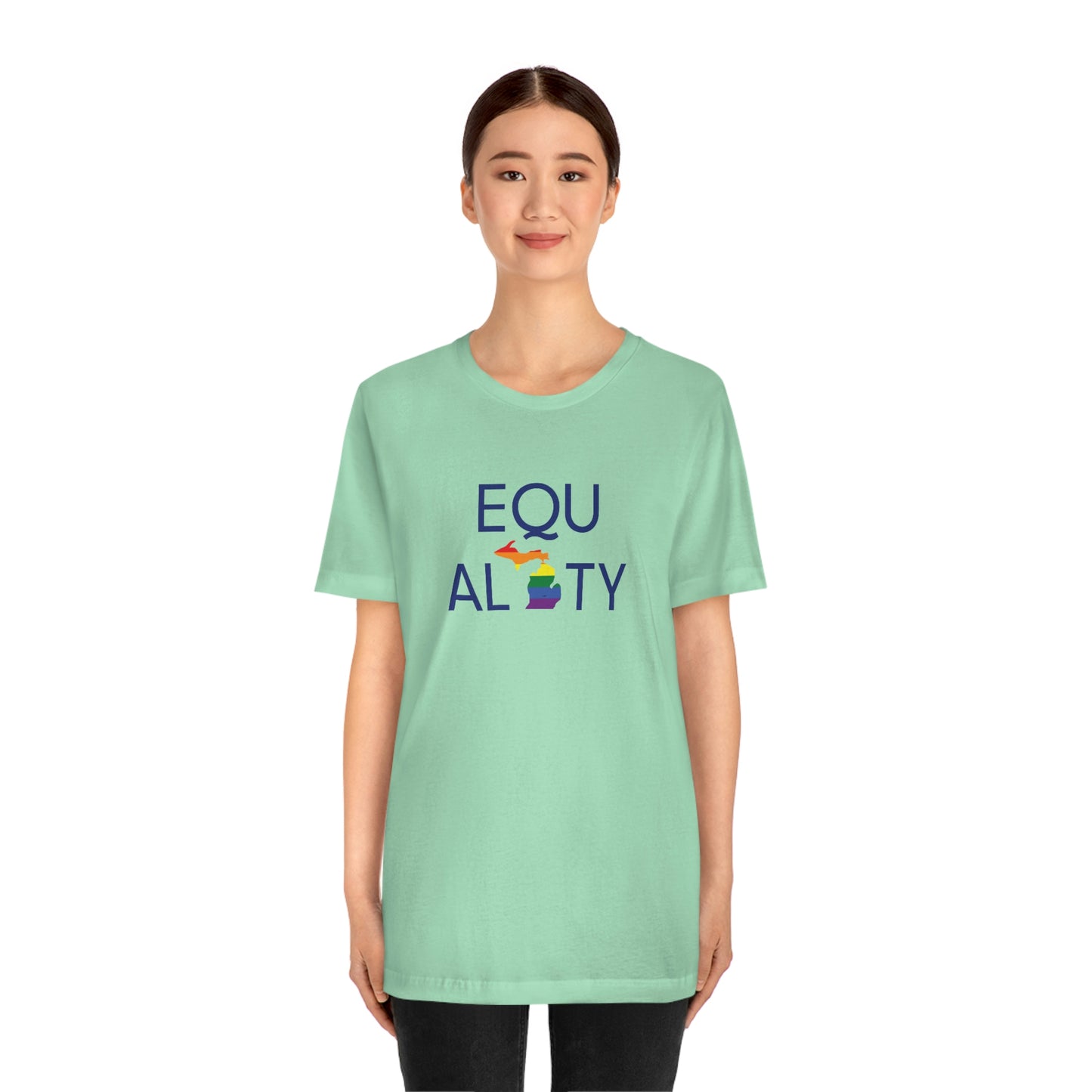 'Equality' Michigan LGBTQ Pride T-Shirt | Unisex Standard Cut