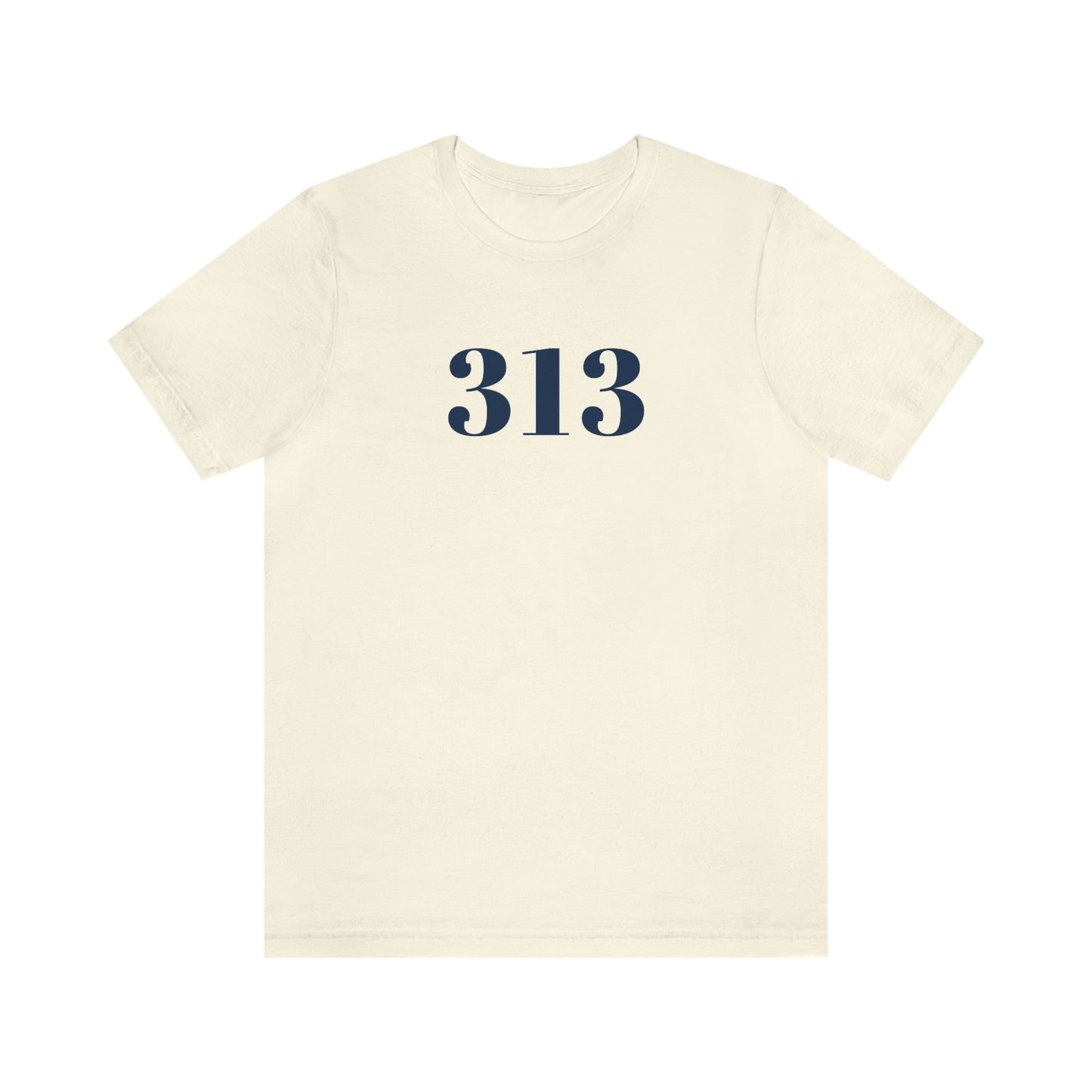 Detroit '313' T-Shirt (Didone Font) | Unisex Standard Fit