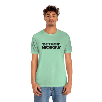 'Detroit Michigan' T-Shirt (1970s Epic Sci-Fi Parody) | Unisex Standard Fit