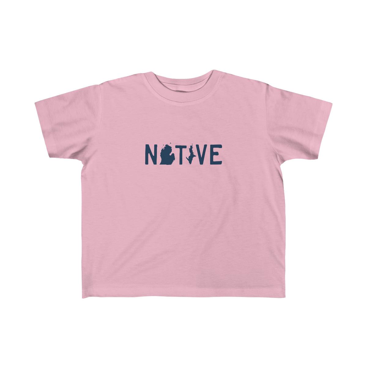 Michigan 'Native' T-Shirt | Toddler Short Sleeve - Circumspice Michigan