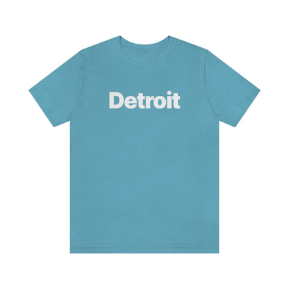 'Detroit' T-Shirt (Small SUV Parody Font) | Unisex Standard Fit