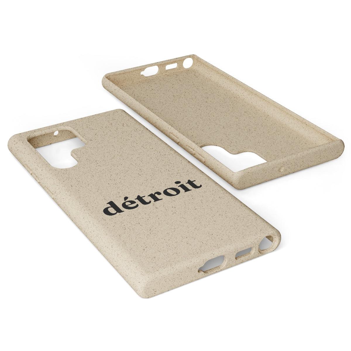 'Détroit' Phone Cases (Old Style Serif Font) | Android & iPhone - Circumspice Michigan