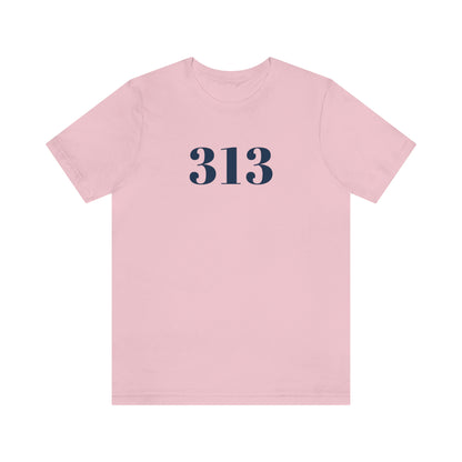 Detroit '313' T-Shirt (Didone Font) | Unisex Standard Fit