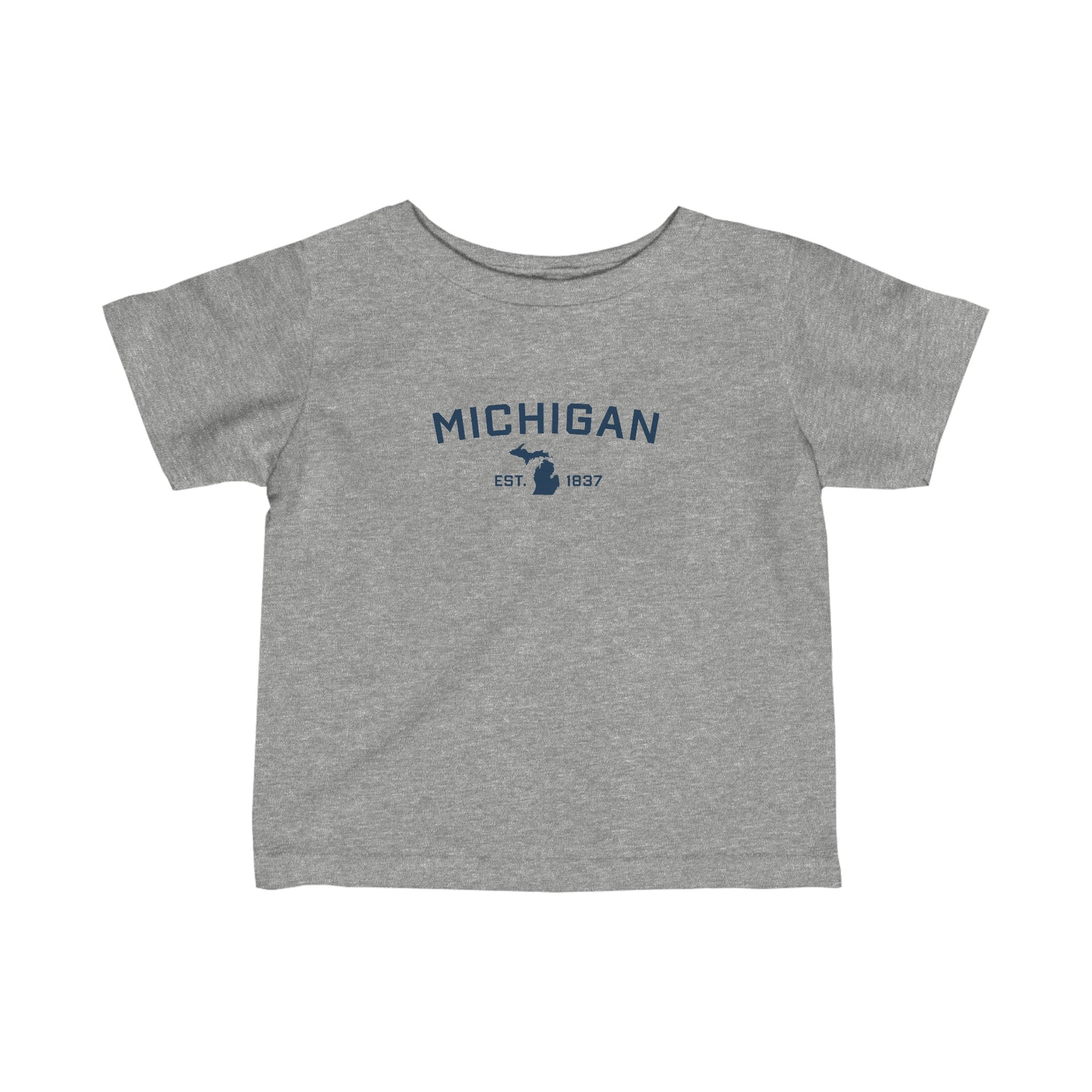 'Michigan EST 1837' T-Shirt |  Infant Short Sleeve