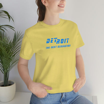 Detroit the Next Generation' T-Shirt (1990s Sci-Fi Parody) | Unisex Standard Fit