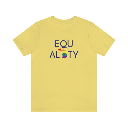 'Equality' Michigan LGBTQ Pride T-Shirt | Unisex Standard Cut