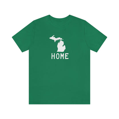 Michigan 'Home' T-Shirt (Licence Plate Font) | Unisex Standard Fit