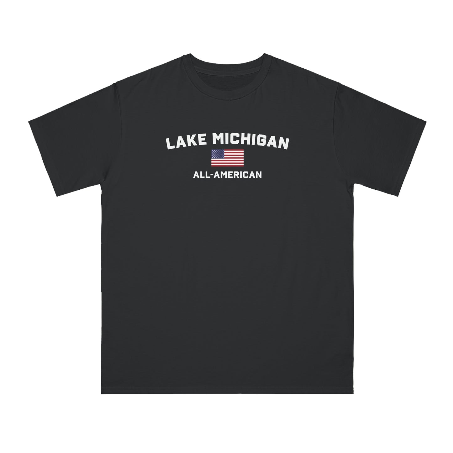 'Lake Michigan All-American' T-Shirt | Organic Unisex