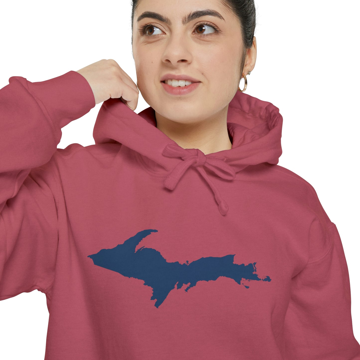 Michigan Upper Peninsula Hoodie | Unisex Garment-Dyed