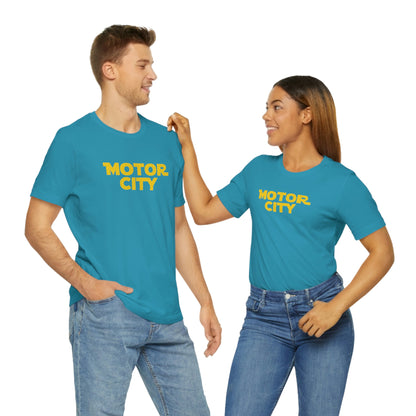 'Motor City' T-Shirt (1970s Epic Sci-Fi Parody) | Unisex Standard Fit