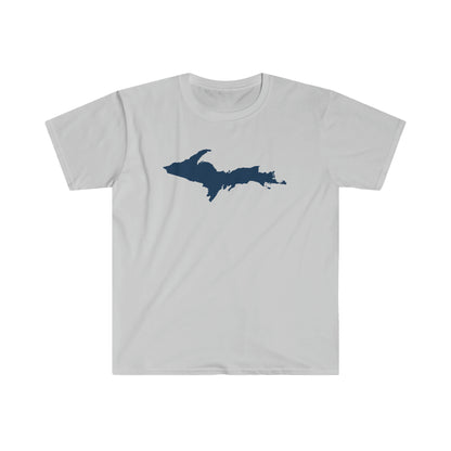 Michigan Upper Peninsula T-Shirt (w/ Navy UP Outline) | Unisex Budget