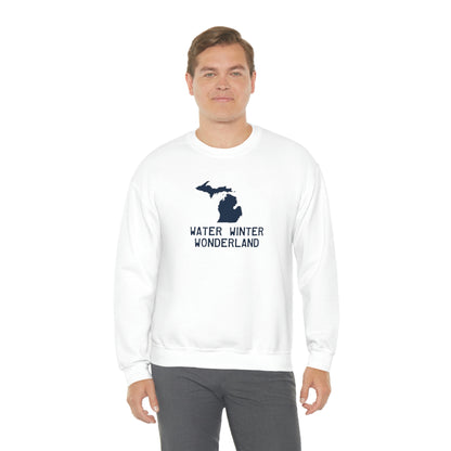 Michigan 'Water Winter Wonderland' Sweatshirt | Unisex Standard