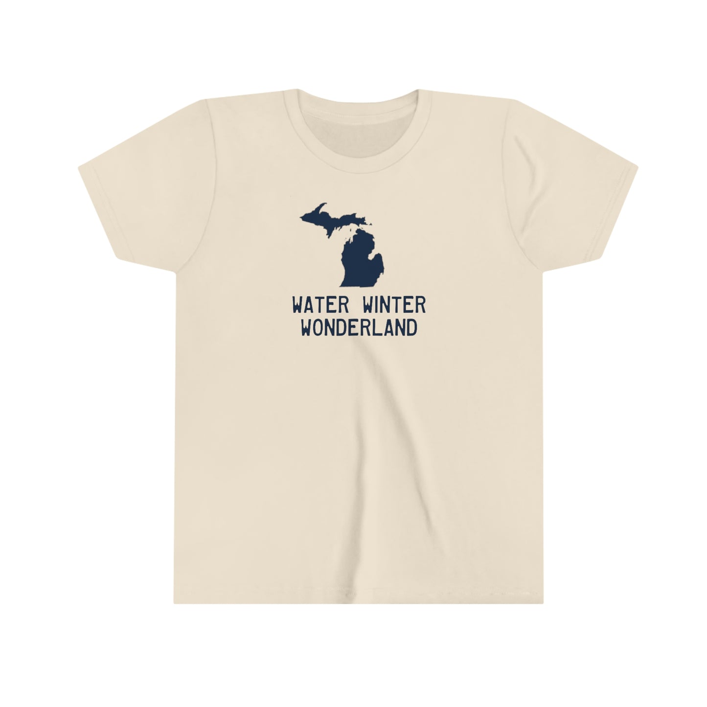 Michigan 'Water Winter Wonderland' T-Shirt | Youth Short Sleeve