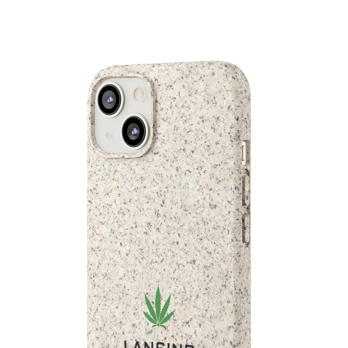 'Lansing' Phone Cases (w/ Cannabis Leaf) | Android & iPhone - Circumspice Michigan