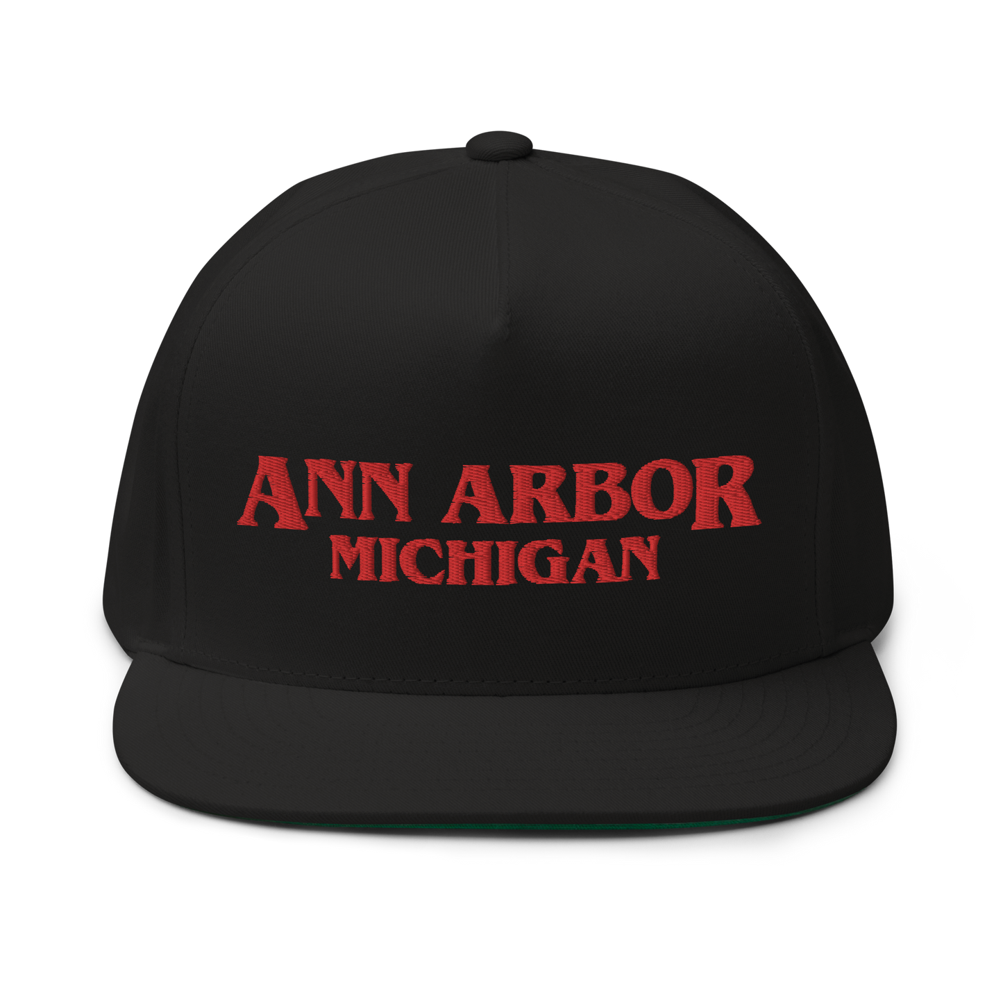 'Ann Arbor Michigan' Flat Bill Snapback (1980s Drama Parody)