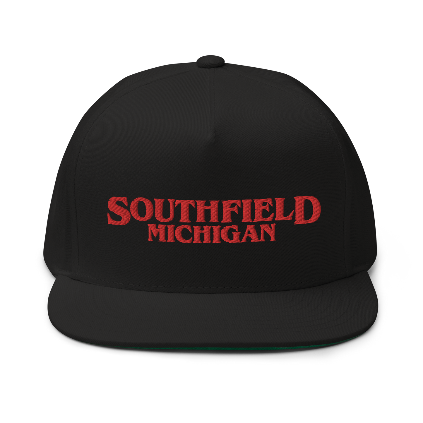 'Southfield Michigan' Flat Bill Snapback (1980s Drama Parody)