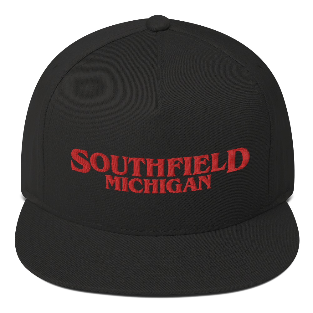 'Southfield Michigan' Flat Bill Snapback (1980s Drama Parody)