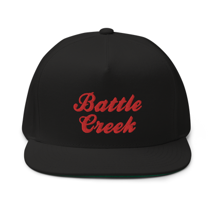 'Battle Creek' Flat Bill Snapback (Cereal Conglomerate Parody)