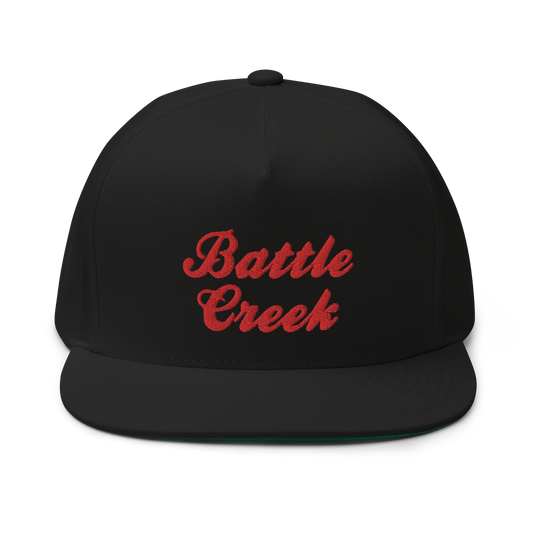 'Battle Creek' Flat Bill Snapback (Cereal Conglomerate Parody)