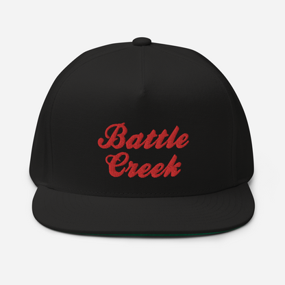 'Battle Creek' Flat Bill Snapback (Cereal Conglomerate Parody)