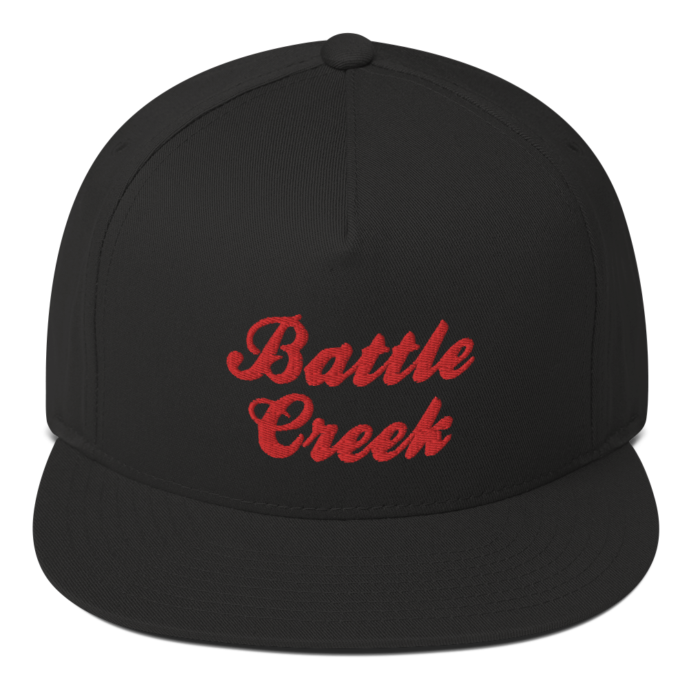 'Battle Creek' Flat Bill Snapback (Cereal Conglomerate Parody)