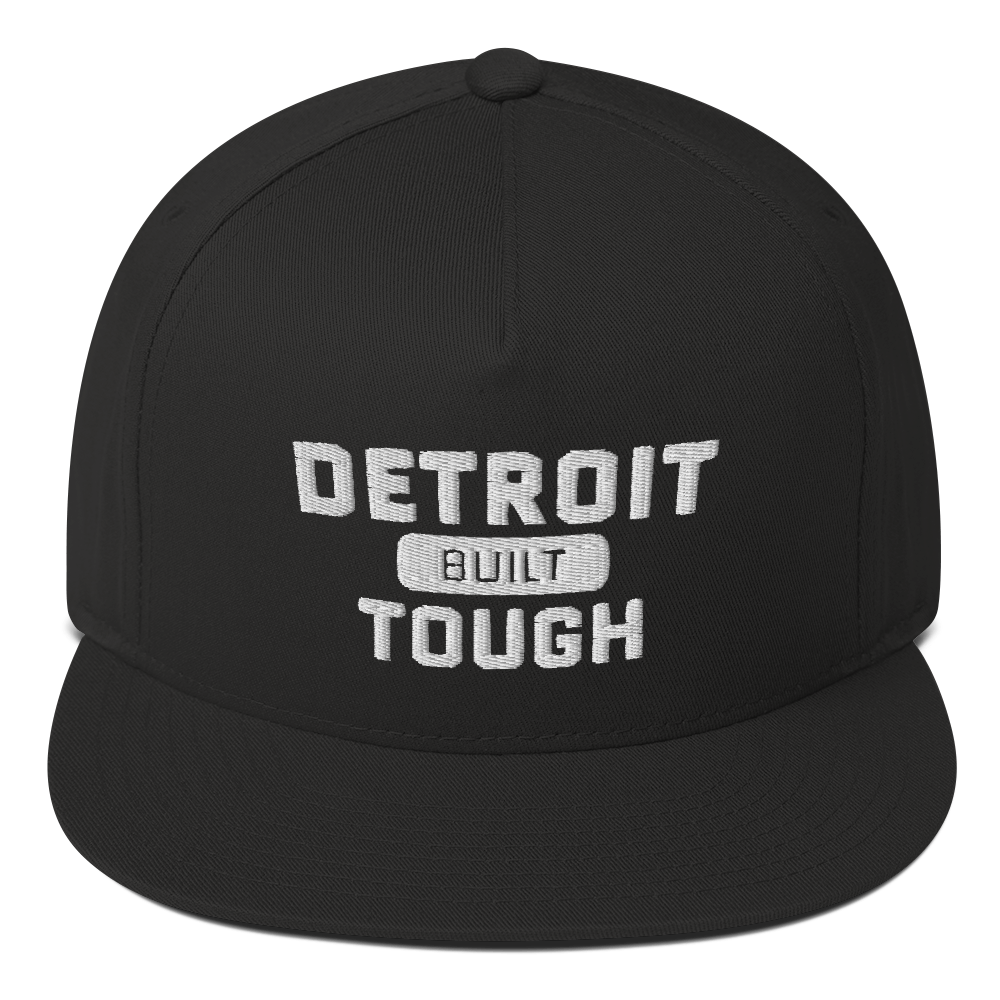 'Built Detroit Tough' Flat Bill Snapback