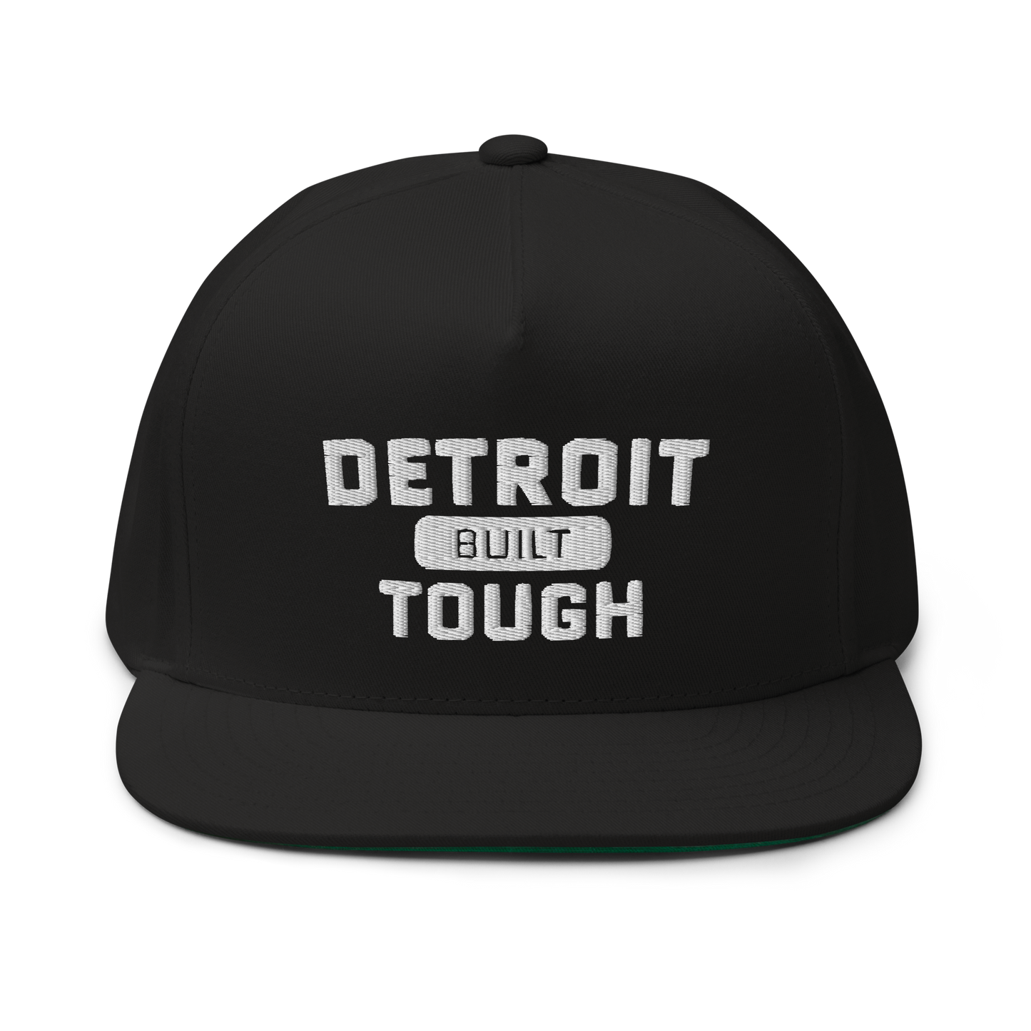 'Built Detroit Tough' Flat Bill Snapback