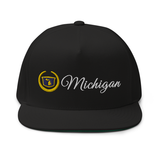 'Michigan' Flat Bill Snapback (Luxury Vehicle Parody)