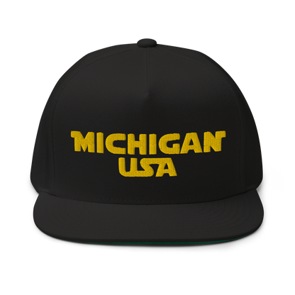 'Michigan USA' Flat Bill Snapback (Epic Sci-Fi Parody)