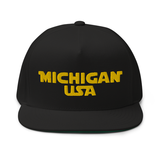 'Michigan USA' Flat Bill Snapback (Epic Sci-Fi Parody)