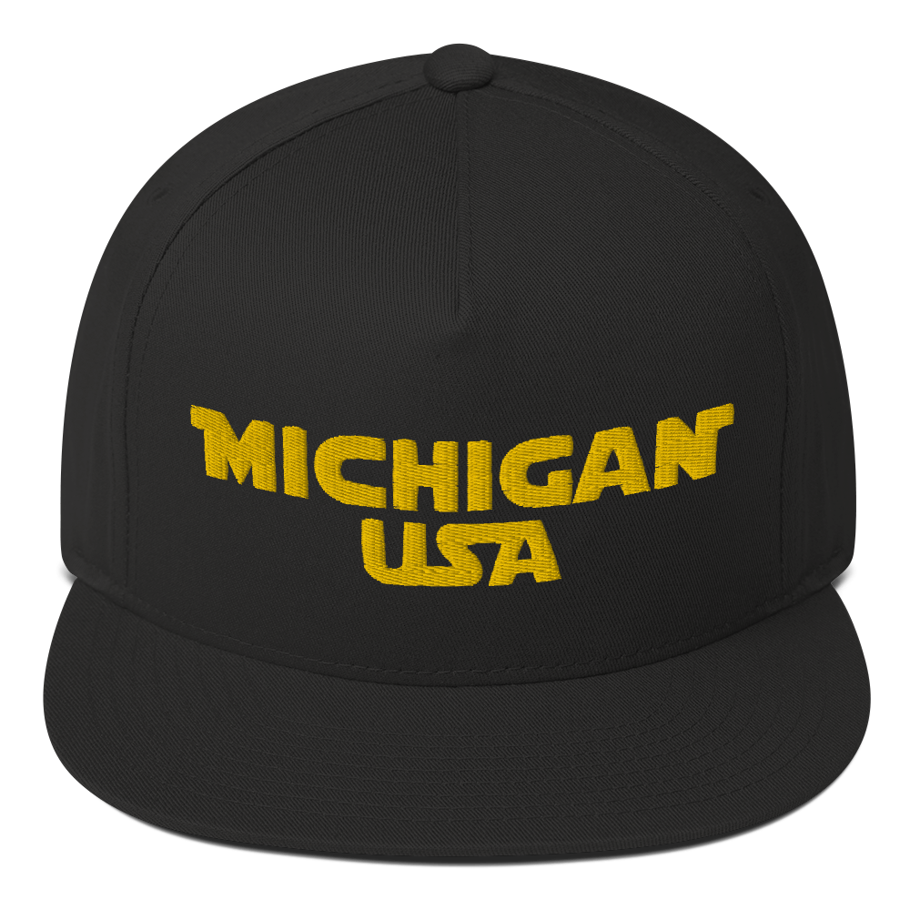 'Michigan USA' Flat Bill Snapback (Epic Sci-Fi Parody)