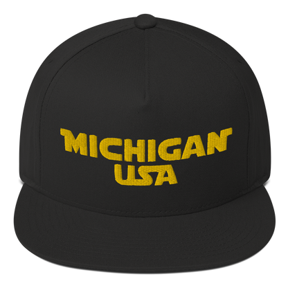 'Michigan USA' Flat Bill Snapback (Epic Sci-Fi Parody)