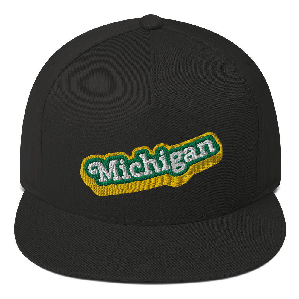 'Michigan' Flat Bill Snapback (Ginger Sodapop Parody)