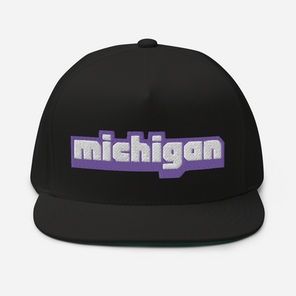 'Michigan' Flat Bill Snapback (Livestreaming Parody)