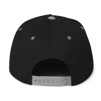 Detroit '313' Flat Bill Cap (Arcade Font) | White/Black Embroidery - Circumspice Michigan