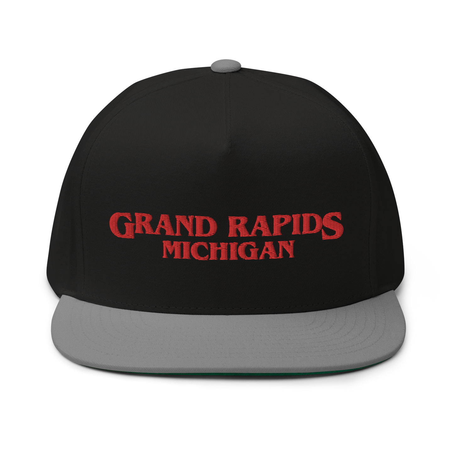 'Grand Rapids Michigan' Flat Bill Snapback (1980s Drama Parody)