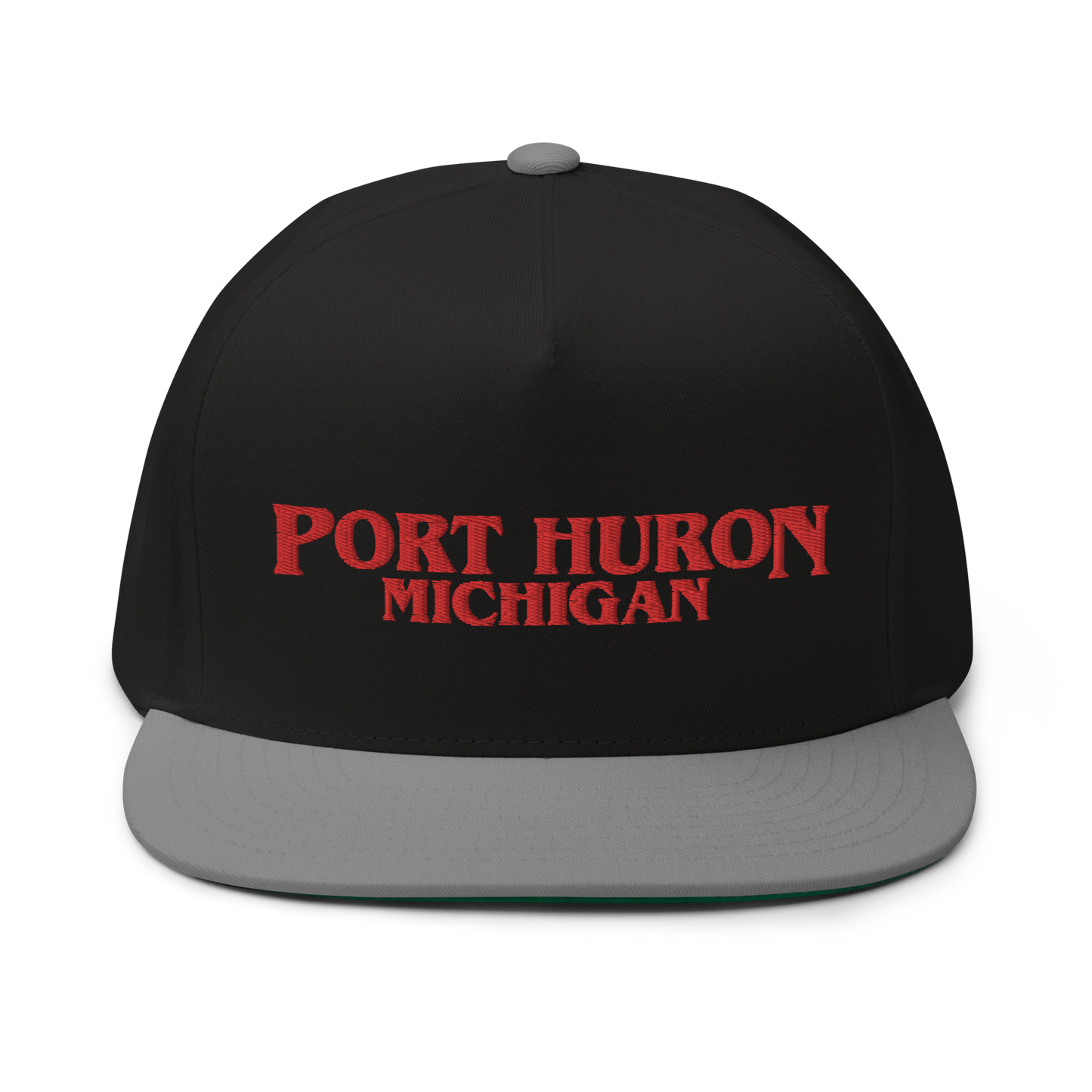 'Port Huron Michigan' Flat Bill Snapback (1980s Drama Parody)