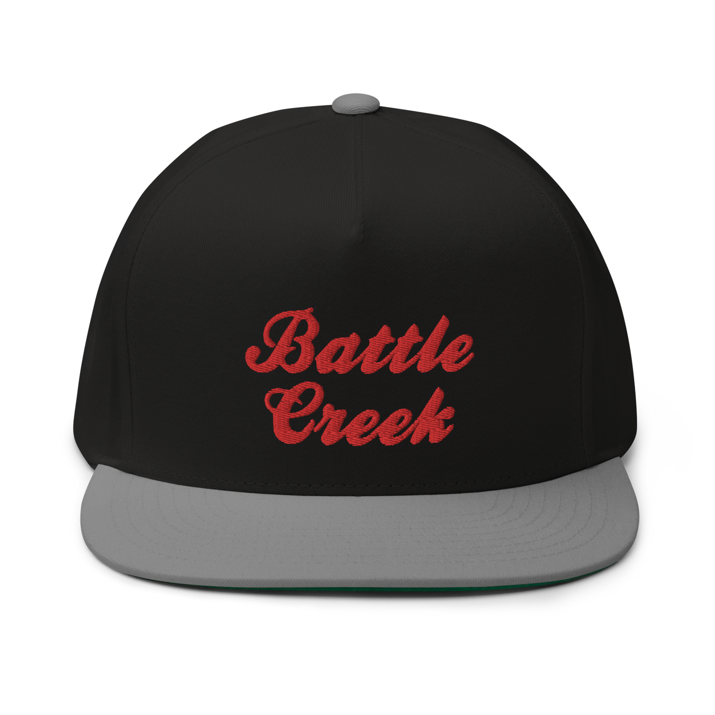 'Battle Creek' Flat Bill Snapback (Cereal Conglomerate Parody)