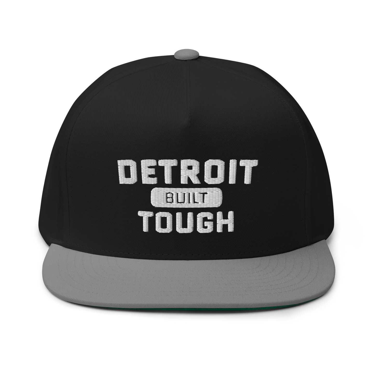 'Built Detroit Tough' Flat Bill Snapback