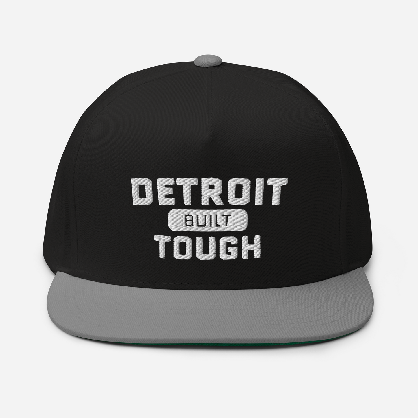 'Built Detroit Tough' Flat Bill Snapback