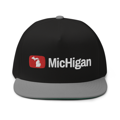 'Michigan' Flat Bill Snapback (Video Sharing Parody)