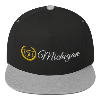 'Michigan' Flat Bill Snapback (Luxury Vehicle Parody)