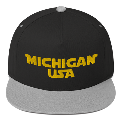 'Michigan USA' Flat Bill Snapback (Epic Sci-Fi Parody)